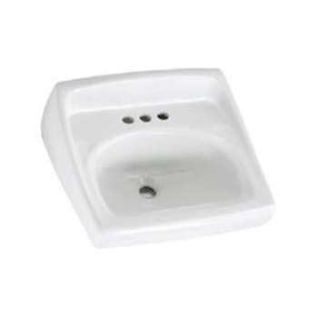 American Standard 0355.034.020 Lucerne Wall-Mount Sink - White
